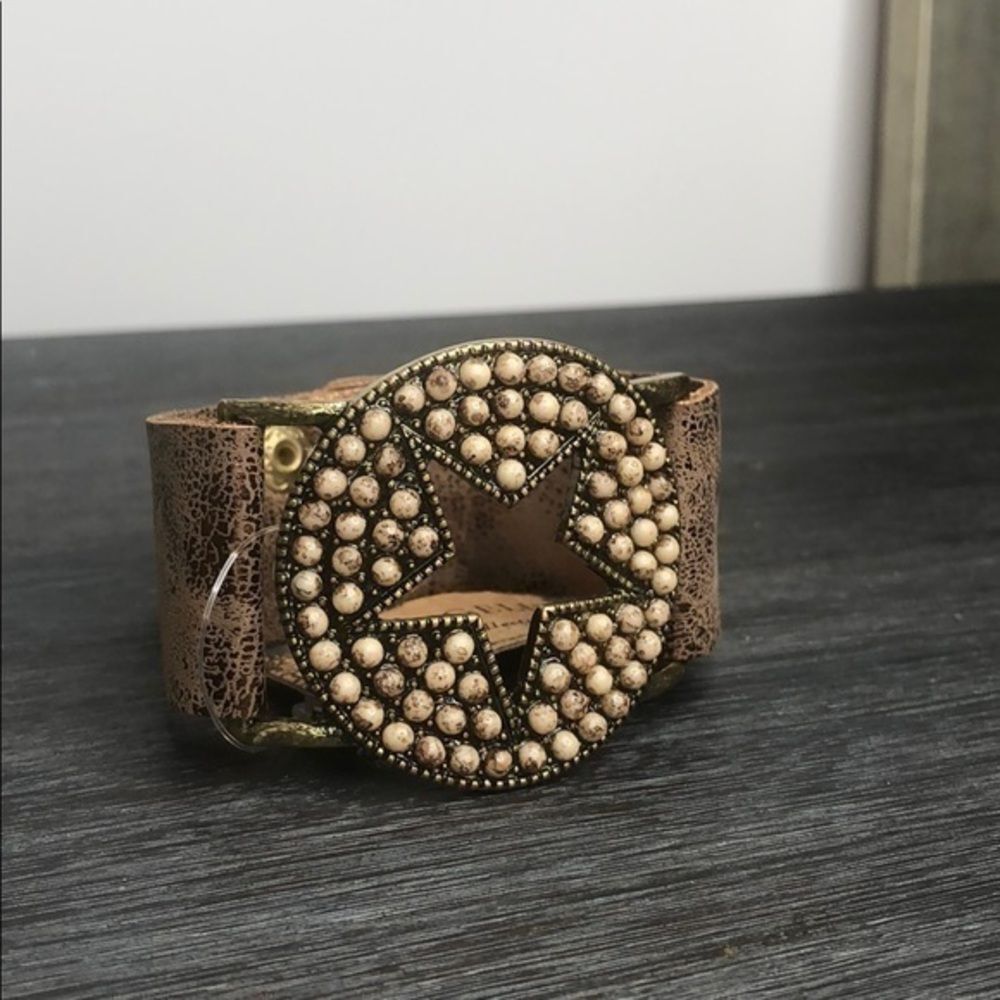 Star Bracelet with Natural Colored Stones